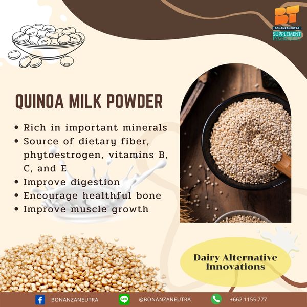 Quinoa Milk Powder Bonanzaneutra Co.,Ltd. Ingredients Network